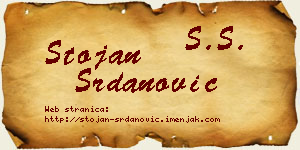 Stojan Srdanović vizit kartica